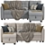 Modern Sleeper Sofa with TurboSmooth 3D model small image 2