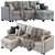 Modern Sleeper Sofa with TurboSmooth 3D model small image 6