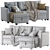 Modern Sleeper Sofa with TurboSmooth 3D model small image 7