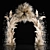 Reed & Palm Leaf Wedding Arch 3D model small image 1