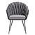 Elegant Dining Chair MATILDA 3D model small image 2