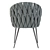 Elegant Dining Chair MATILDA 3D model small image 4