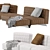 Minotti TWIGGY Modular Sofa 04 - Contemporary Elegance 3D model small image 4
