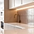 Modern Kitchen Unit with Bosch Appliance 3D model small image 4