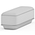 Stylish and Modern Nico Bench 3D model small image 3