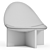 Modern Comfort NIDO Chair 3D model small image 2