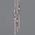 Il Pezzo 12 Round Chandelier 3D model small image 3