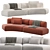 Modern and Comfortable Cosy Curve Sofa 3D model small image 3