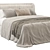 Modern Bed 3D Model Set 3D model small image 4