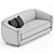 Elegant Antwerp Sofa for You 3D model small image 3