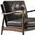 Soho Design Theodore Leather Armchair 3D model small image 3