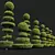 Nerve Plant Fittonia Bonsai Tree 3D model small image 4