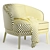 Luxury Ruth Armchair by Domkapa 3D model small image 6
