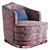  ETRO Home Amina Armchair Model 3D model small image 1