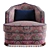  ETRO Home Amina Armchair Model 3D model small image 2