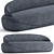 Luxurious Somet Sofa in Fabric & Velvet 3D model small image 2
