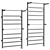 Terminus Hendrix Plus Towel Warmer 3D model small image 1