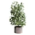 Earthenware Concrete Indoor Plant Vase 3D model small image 3