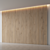 Wooden Decorative Wall Panel 3D model small image 2