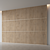 Decorative Wooden Panel Wall 3D model small image 2