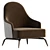 ASTER Summers Armchair: Contemporary Elegance 3D model small image 2