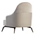 ASTER Summers Armchair: Contemporary Elegance 3D model small image 4