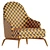 ASTER Summers Armchair: Contemporary Elegance 3D model small image 7