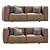 Prostoria Leather Sofa Match: Modern Design 3D model small image 1