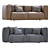 Prostoria Leather Sofa Match: Modern Design 3D model small image 5