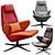 Elegant Trifidae Design Chair 3D model small image 1