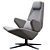 Elegant Trifidae Design Chair 3D model small image 2