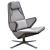 Elegant Trifidae Design Chair 3D model small image 5