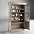 El Matador Curio Display Cabinet 3D model small image 4