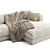 Uniqwa Mukuru Natural Corner Sofa 3D model small image 2