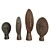 African Ethnic Masks Set 3D model small image 3