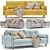 Numo Sofa by divan.ru 3D model small image 1