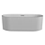 Abber AB9325-1.7 170х80 Acrylic Bathtub 3D model small image 2