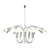 Elegant Aretha Pendant Light 3D model small image 2