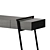 Elegant Duoo Zegen Writing Desk 3D model small image 4