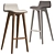 Sleek Morph Barstool: Timeless Elegance 3D model small image 1