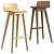 Sleek Morph Barstool: Timeless Elegance 3D model small image 3