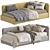 Modern Style Sofa-Bed 280 3D model small image 1