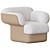 Modern Basket Lounge Chair Furniture 3D model small image 2