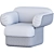 Modern Basket Lounge Chair Furniture 3D model small image 5
