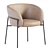 Parla Rimo Chair in Leather 3D model small image 1