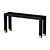 Minimalist Black Maple Console Table 3D model small image 1