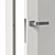 ProfilDoors Interroom Door U65u Glass 3D model small image 2