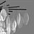 Title: 
"Modern Sophistication: MILOSH TENDENCE Chandelier 3D model small image 2
