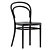 Classic Thonet 214 Chair Oak 3D model small image 4