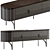 Serra Console: Metal & Marble 3D model small image 1